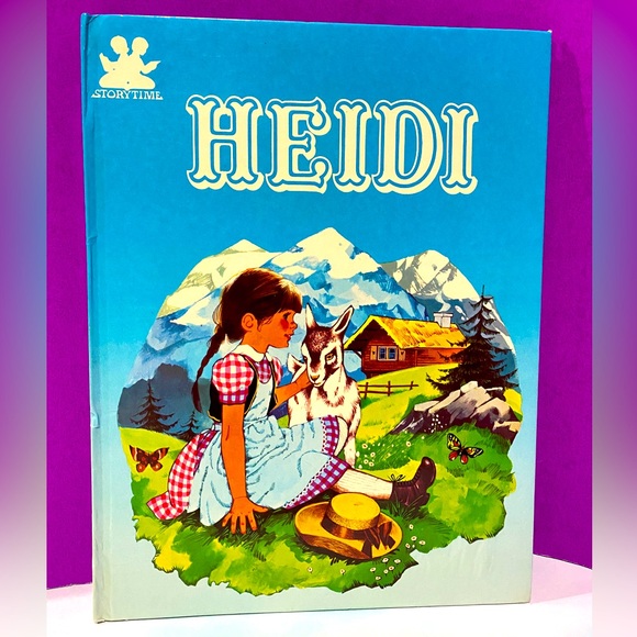 HEIDI STORY TIME VINTAGE 1983 HARDCOVER BOOK AN OLD FASHION STORY - Picture 1 of 12